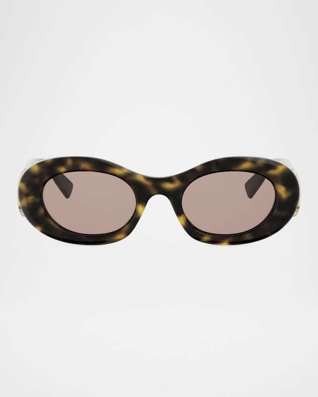 Divas' Dream Acetate Oval Sunglasses